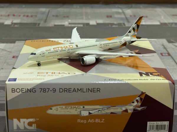 NG Models Etihad Airways B787-9 A6-BLZ